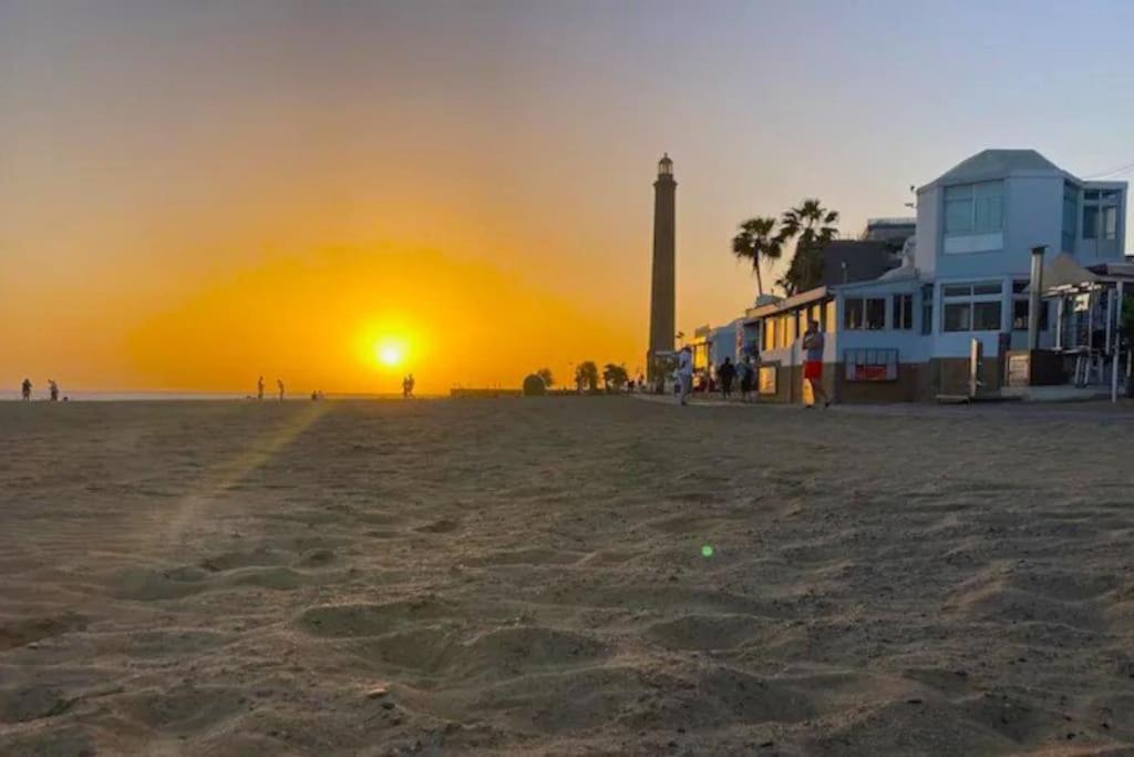 3Etagen-Ferienhaus,beheizter Pool,WLan,Entspannung Maspalomas  Exterior foto